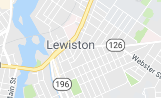 Map of Lewiston