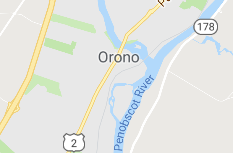 Map of Orono