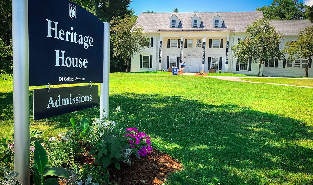Heritage House in the spring